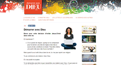 Desktop Screenshot of demarreravecdieu.com